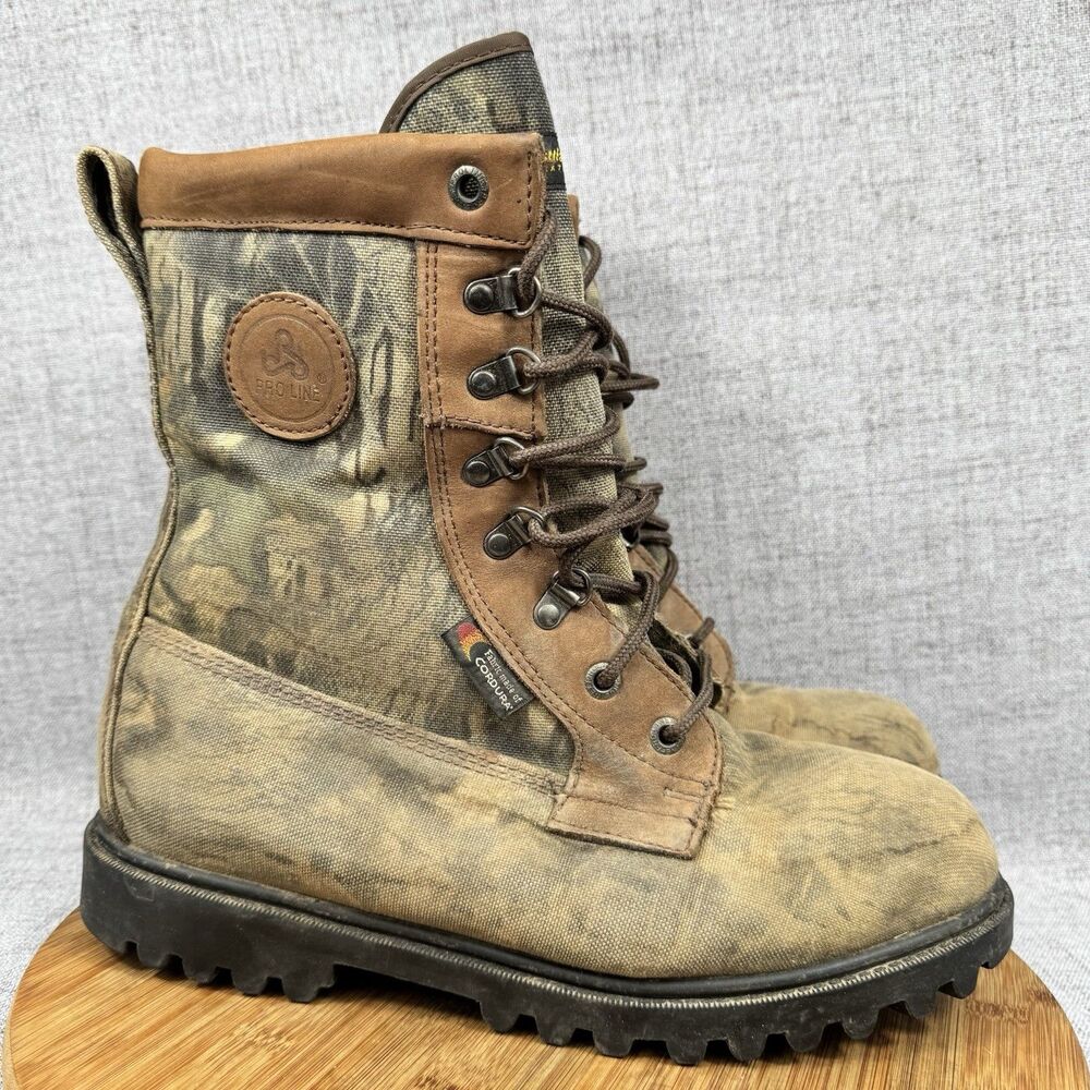Pro Line Boots Men's 10.5 M Archer Hunting Camo Work